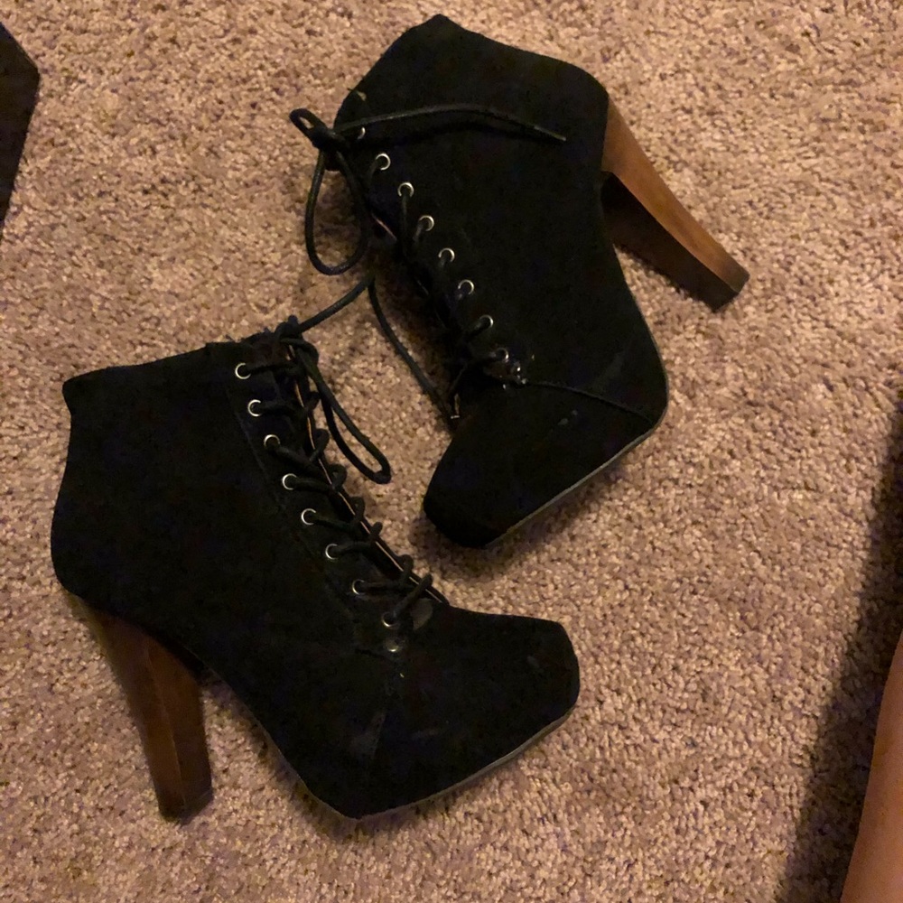 Black boots